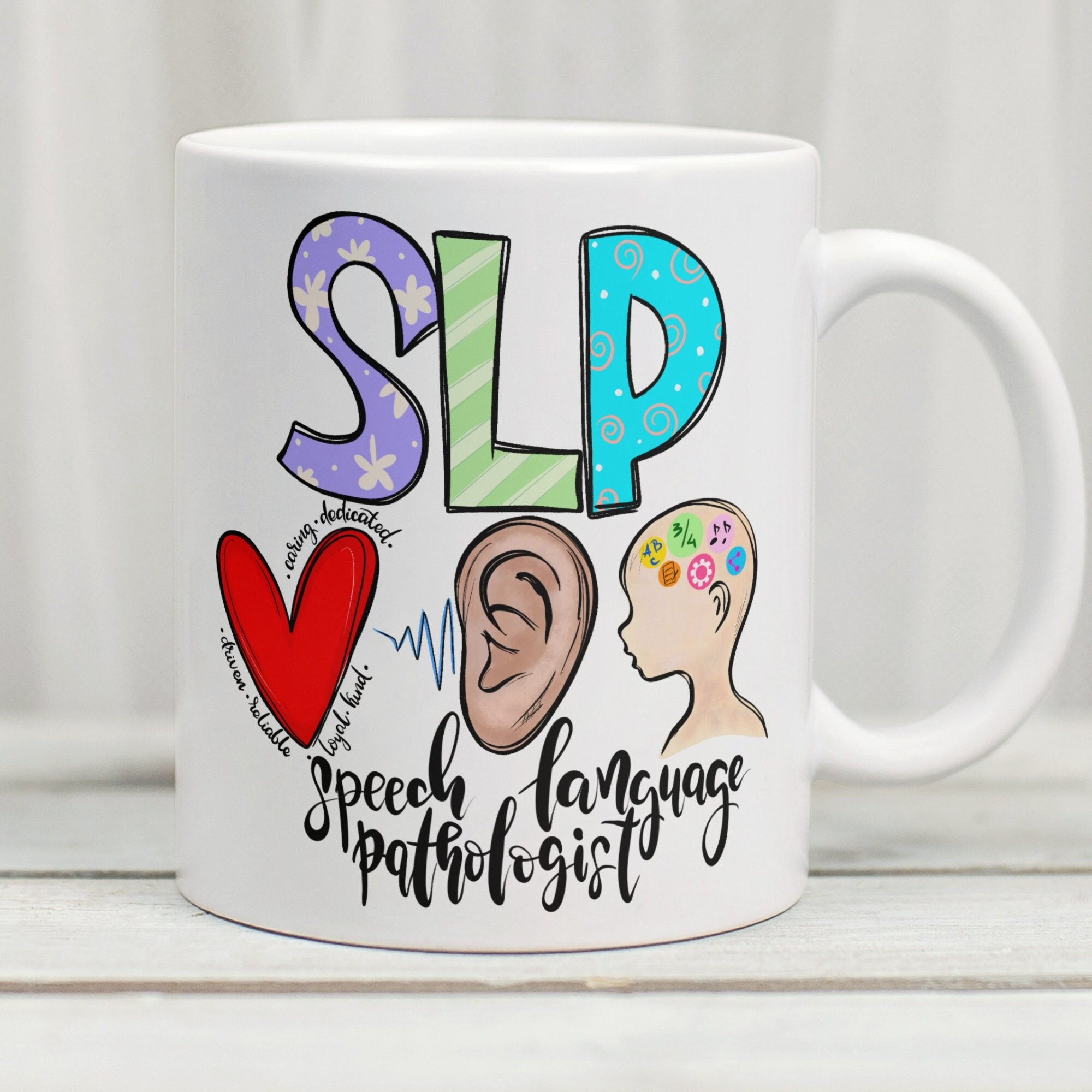 Speech Language Pathologist Mug, Speech Therapist Mug, SLP Mug, SLP Gifts,  Speech Language Therapy