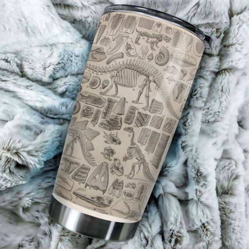 Fossil Dinosaur Stainless Steel Tumbler, Mother’S Day Ideas, Mother’S Day Gift Basket, Gift Ideas For Mom, Gift Ideas For Dad, Gifts For Dad