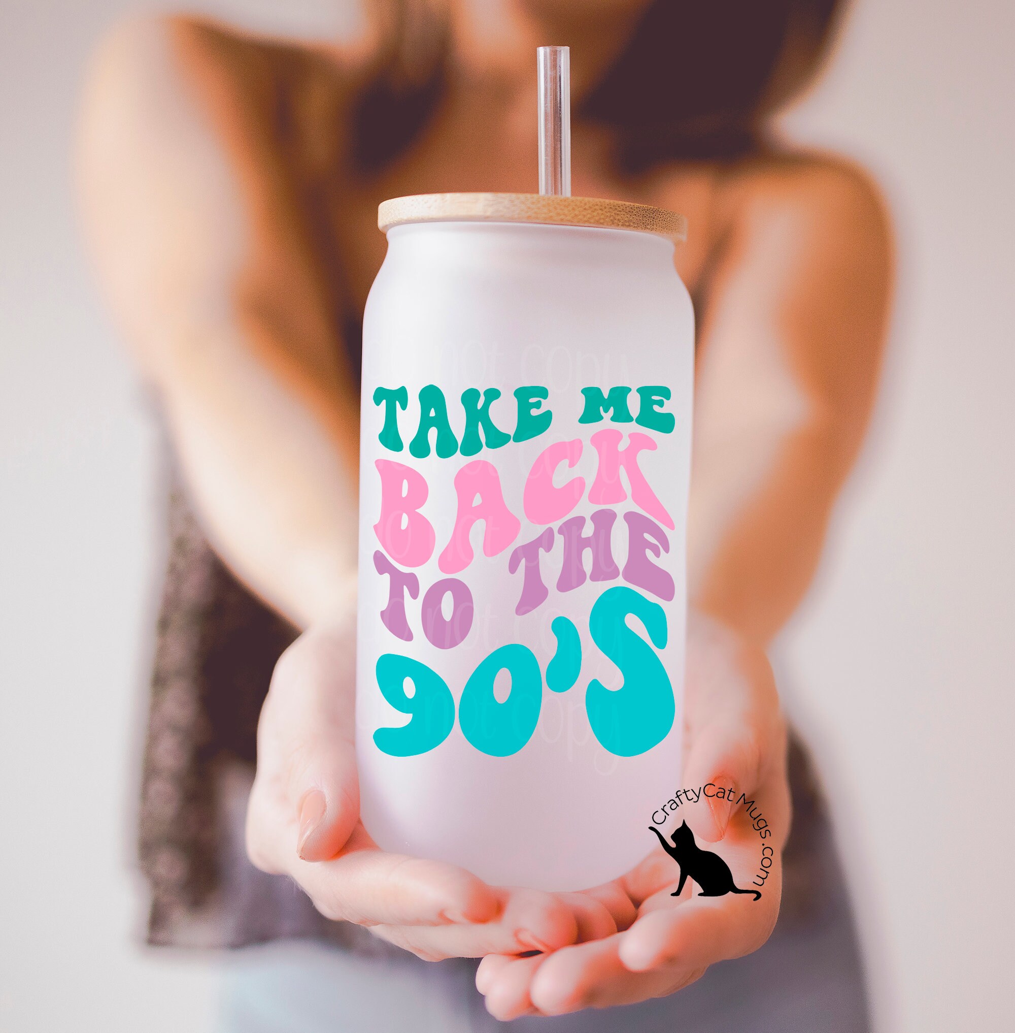 90s Glass Cup | Take Me Back To The 90’s | 90s Mama Iced Coffee Glass | 90s Music