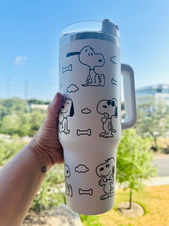 Cute Snoopy Tumbler