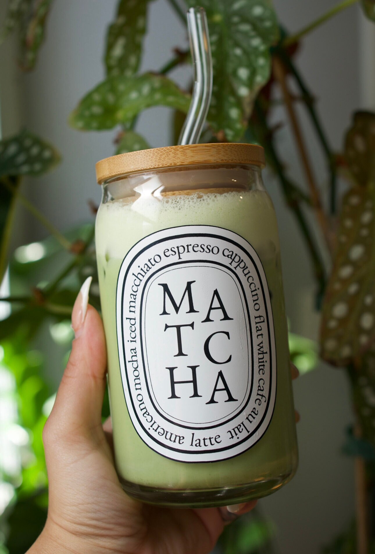 Matcha Glass Cup | Matcha Cup | Libbey Cup | Glass Cup | Coffee Glass | Iced Coffee Glass | Glass Can | Cute Cup | Trendy Glass Cup