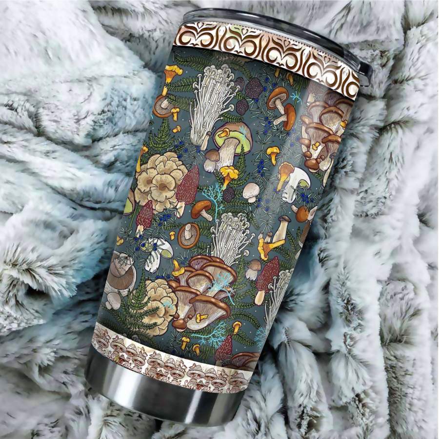 AMAZING FUNGI ART STAINLESS STEEL TUMBLER TA031820