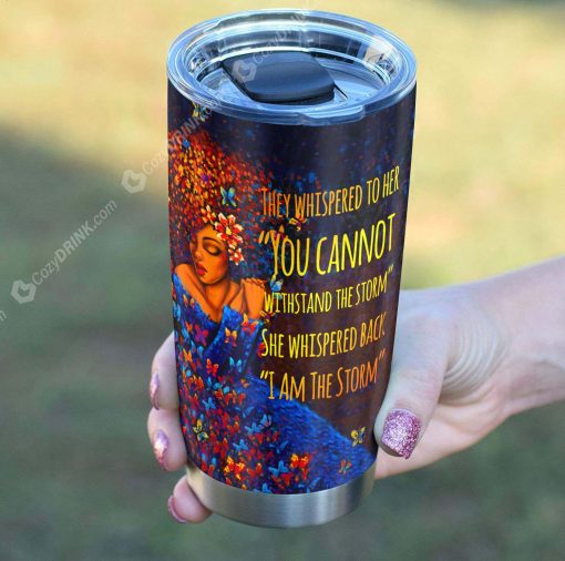 Black Magic I Am The Storm Stainless Steel Tumbler