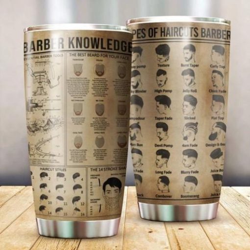 Barber Stainless Steel Insulated Tumbler Cups, Mother’S Day Ideas, Boyfriend Valentines Day Gifts, Gift For Girlfriend, Gifts For Grandma