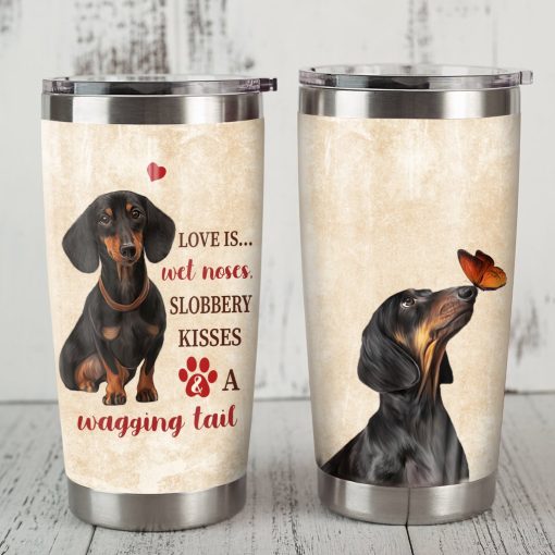 Dachshund Dog Steel Tumbler, Mom Christmas Gifts, Birthday Gifts For Women, Gift For Mother, Best Gifts For Mom, Best Gifts For Dad