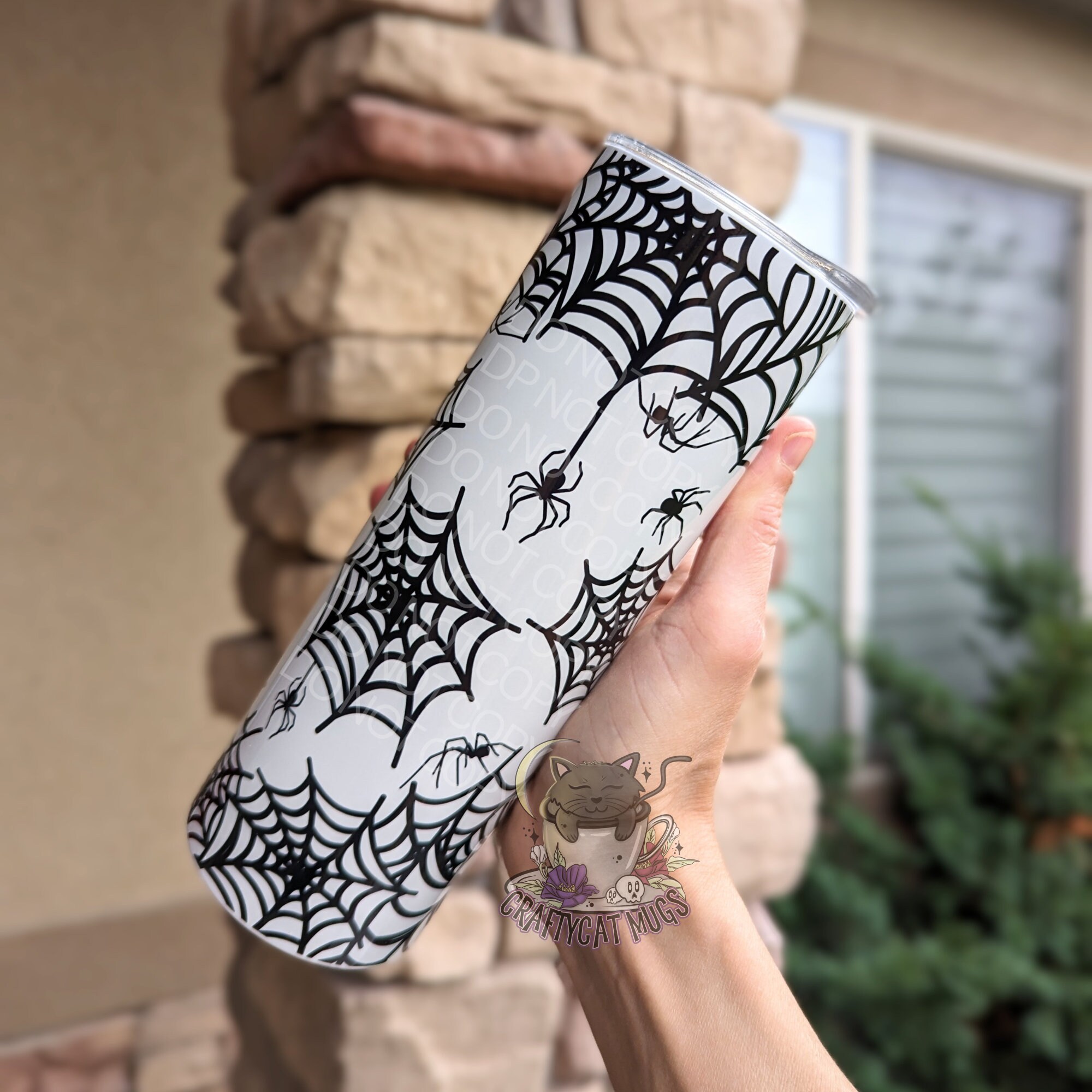 Spider Web Tumbler | Halloween Tumbler | Spider Cup