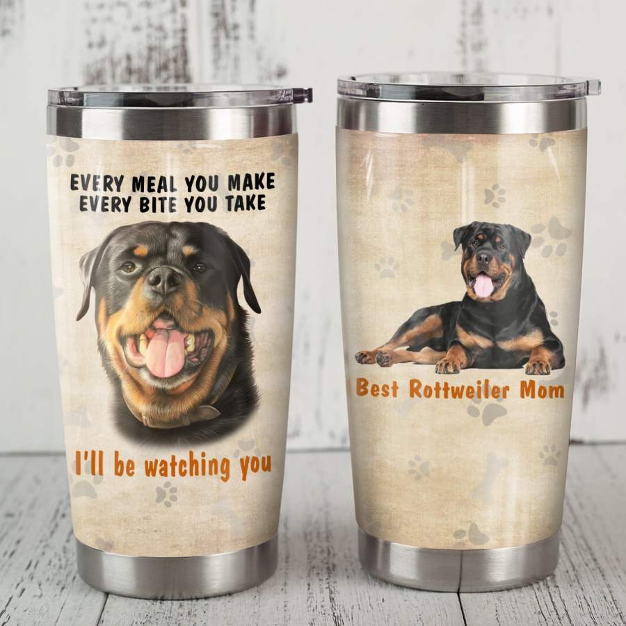 Rottweiler Dog Steel Tumbler MR1106 71O59