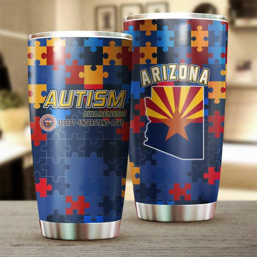 [Stainless Steel Tumbler] STA102 Arizona State Stainless Steel Tumbler Arizona State Stainless Steel Mug Father’s Day gifts, Mother’s Day gift