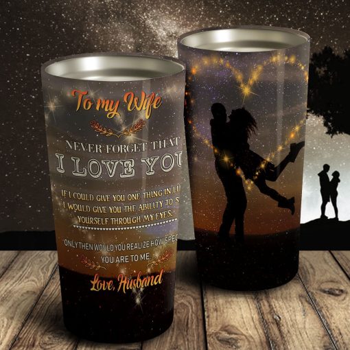 To My Wife – Valentine’S Day Gift – Personalized Tumbler