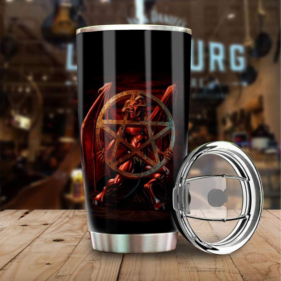 Evil Satan Stainless Steel Tumbler