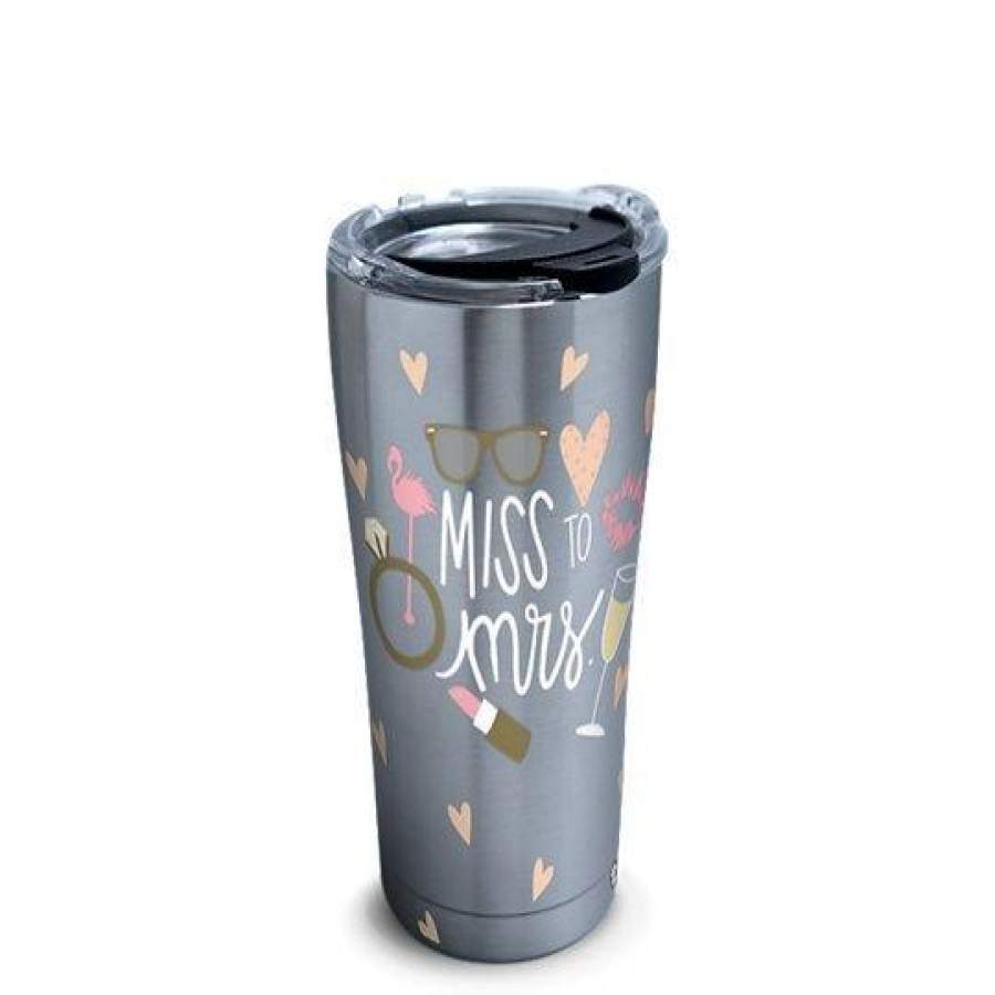 Miss To Mrs. CL15100091MDT 16oz 20oz Travel Mug Vacuum Sealed Tumblers