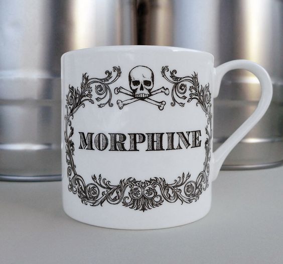 Apothecary Morphine Mug