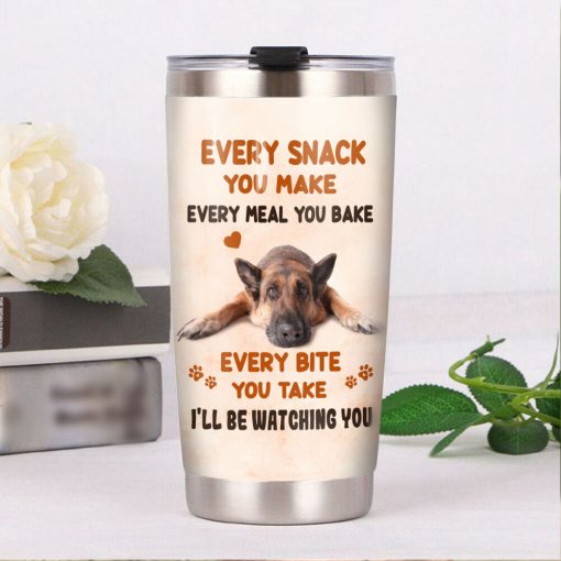 German Shepherd Dog Steel Tumbler, Gifts For Grandma, Mother Of The Bride Gifts, Gift For Sister, Birthday Gift Ideas, Gift For Brother