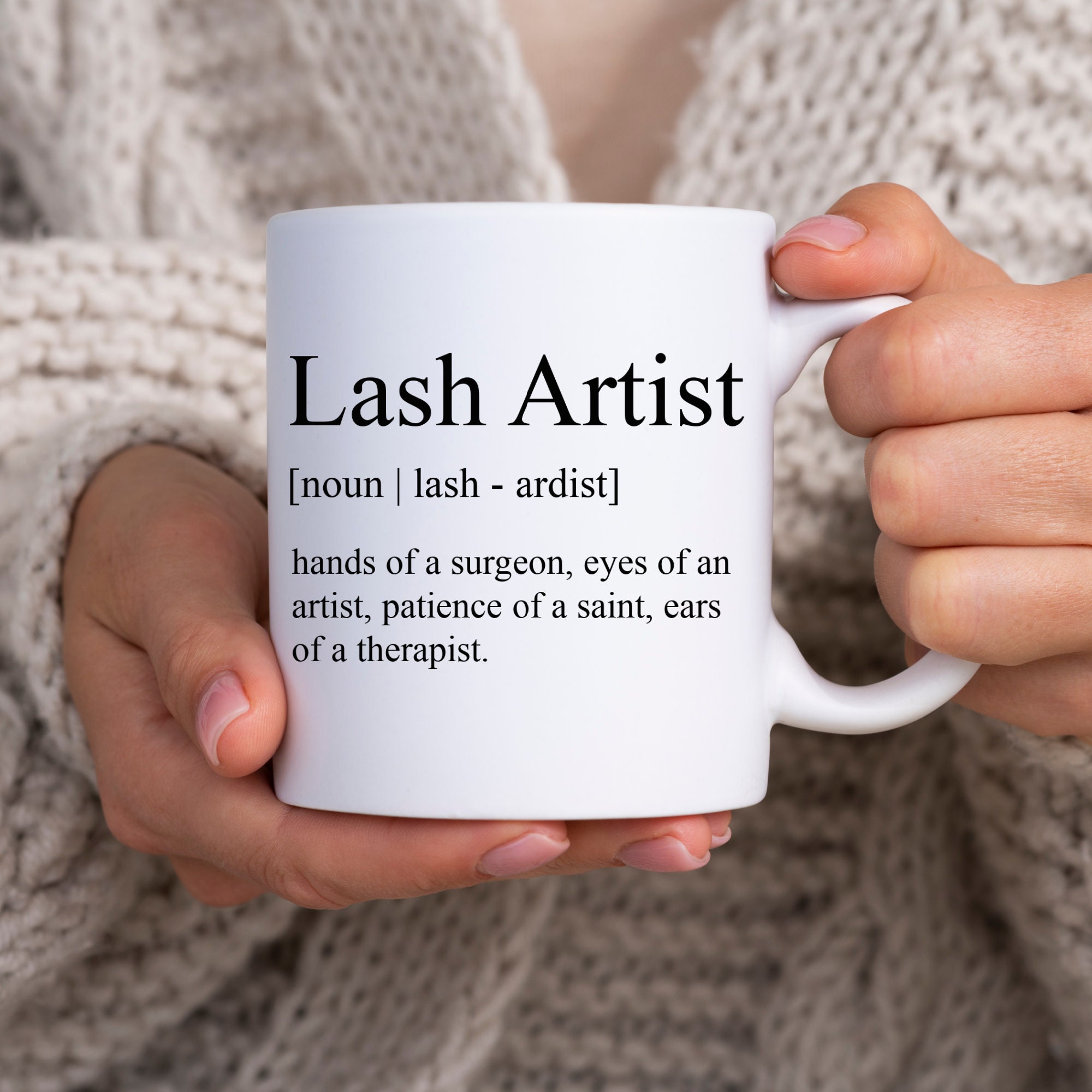 Lash Technician Mug| Gift for Makeup Artist| Gift for Lash Technician | Coworker Gift| Salon Gift| Stylist Gift| Esthetician Gift