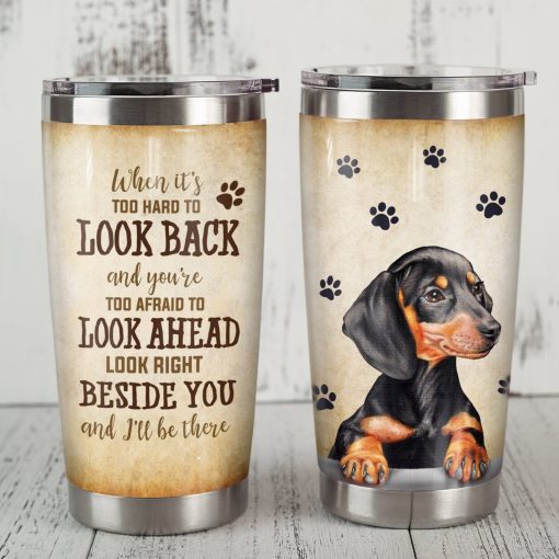 Dachshund Dog Steel Tumbler, Birthday Gift, Personalized Fathers Day Gifts, Gifts For New Moms, Gift Ideas For Wife, Gifts For Dad