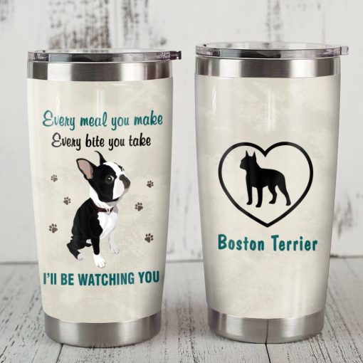 Boston Terrier Dog Steel Tumbler, Mother’S Day Ideas, Personalized Fathers Day Gifts, Gift For Wife, Father’S Day Gifts, Good Gifts For Mom