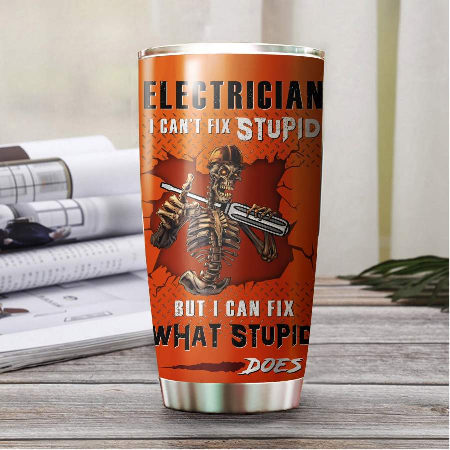 Love Electrician Stainless Steel Tumbler