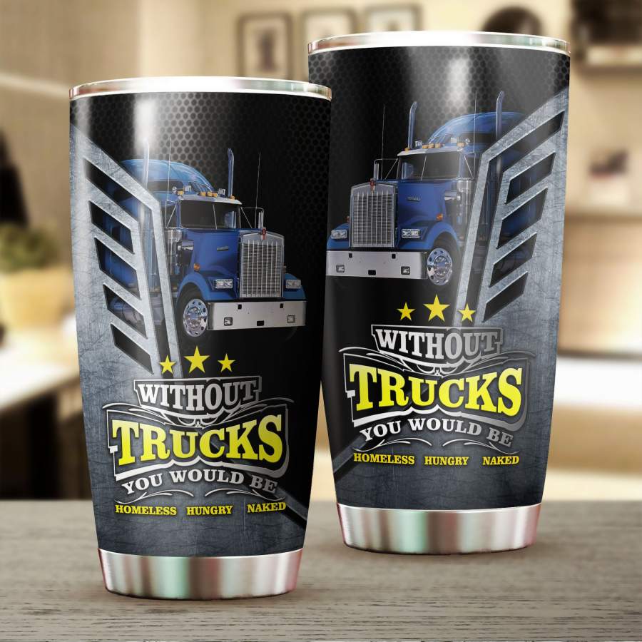 Truck Driver Stainless Steel Tumbler