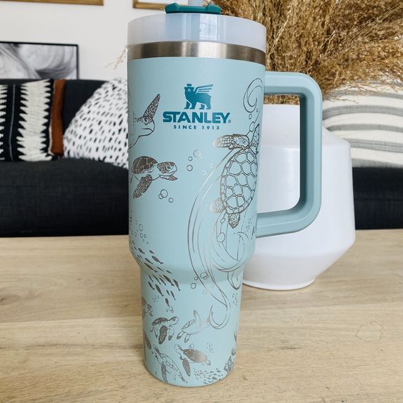 Sea Turtles Engraved Stanley Adventure Quencher tumbler