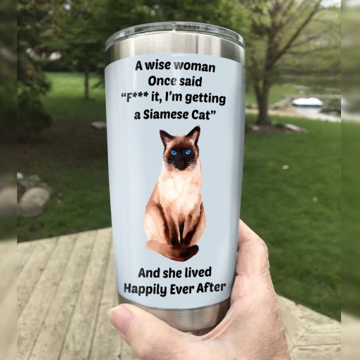 Siamese Cat Steel Tumbler, Gift For Husband, Christmas Gifts For Dad, Gift For Wife, Gift For Mother, 60Th Birthday Ideas, Birthday Gift Ideas