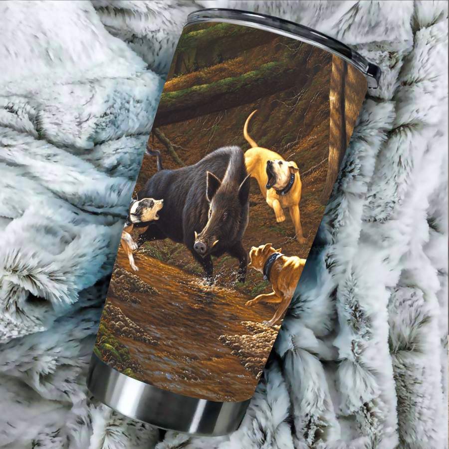 Boar Hunter Stainless Steel Tumbler