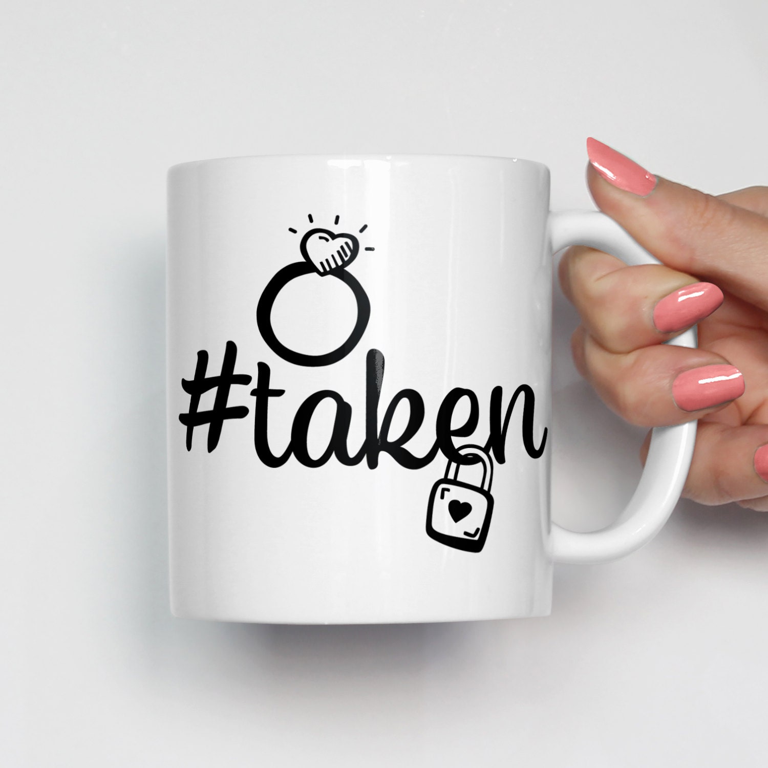 Taken Mug, Engagement Gift, Engagement Coffee Mug, Fiance Mug, Engagement Mug, Future Wife Mug, Wedding Mug, Fiance Coffee Mug 0365