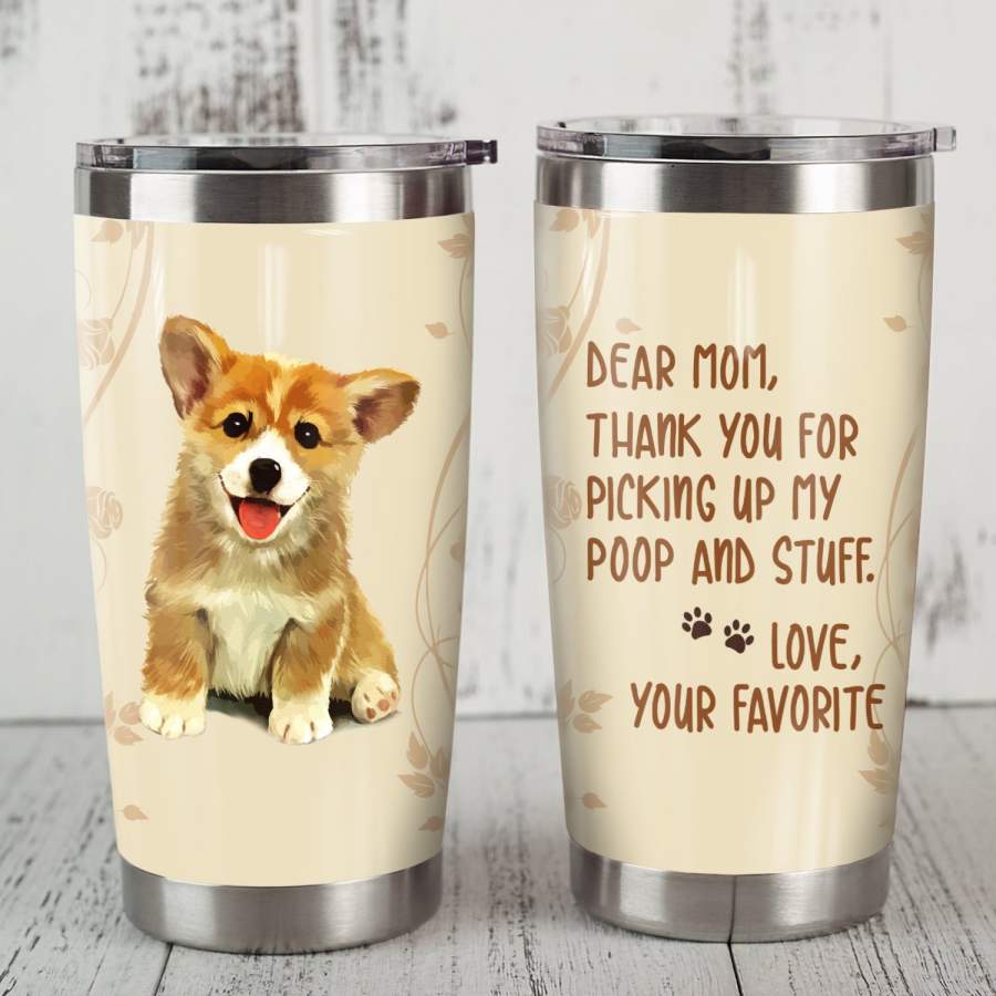 Corgi Dog Steel Tumbler JR1606 81O34