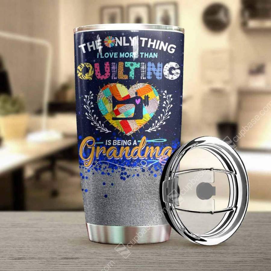 Quilting Grandma Tumbler H25P3