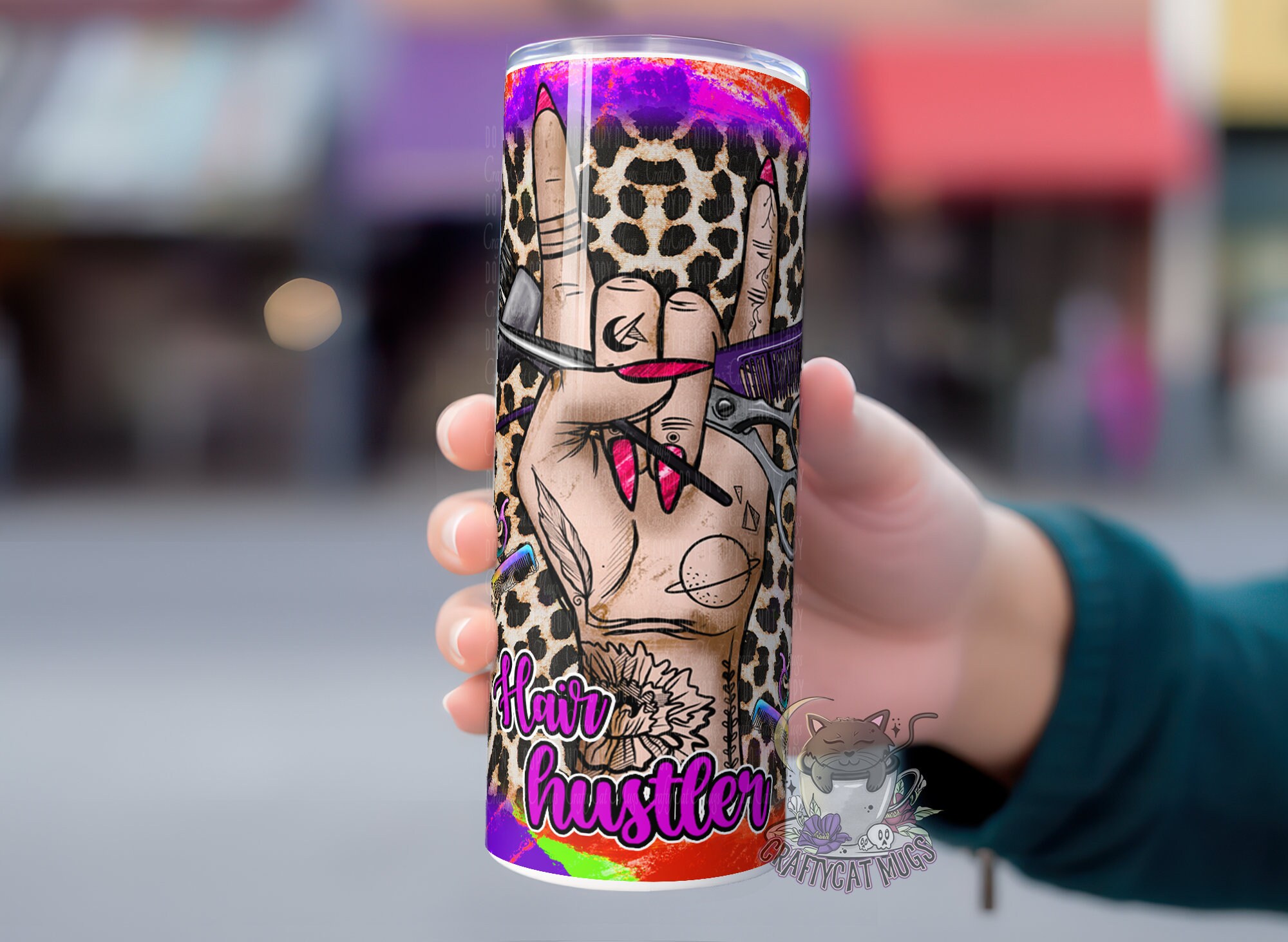 Hairstylist Tumbler | Funny Hairstylist Cup | Hair Hustler Mug