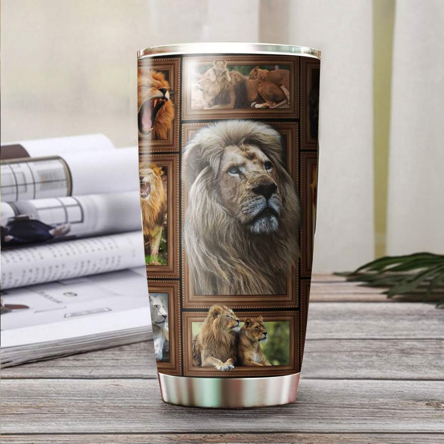 Love Lion Stainless Steel Tumbler