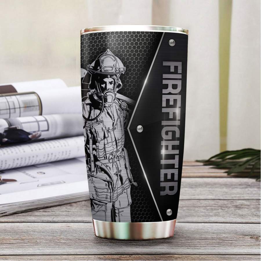 [Tumbler] Firefighter Metal Stainless Steel-836