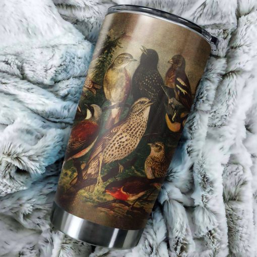 Beautiful Birds Stainless Steel Tumbler, Gifts For Mom, Moms Mother Day Gifts, Mother’S Day Ideas, Gift For Brother, Gifts To Grandpa