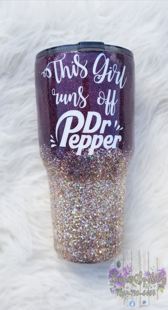 This Girl Runs Off Dr Pepper Tumbler