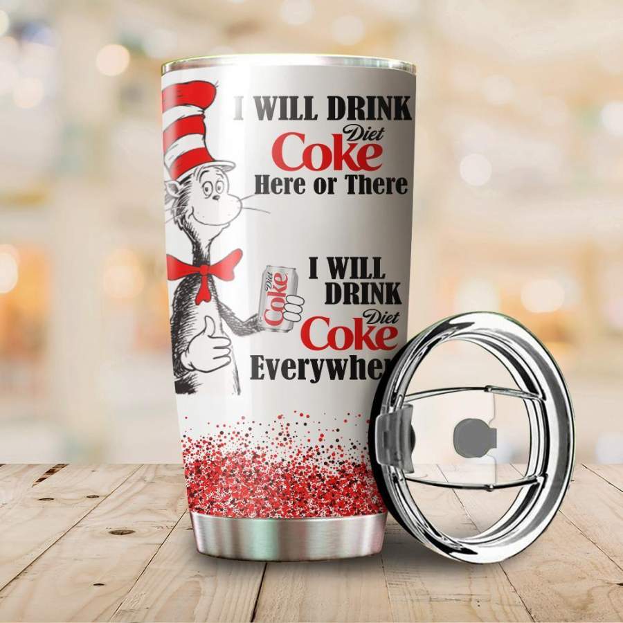 Diet Coke 20Oz Stainless Steel Insulated Tumbler Cups