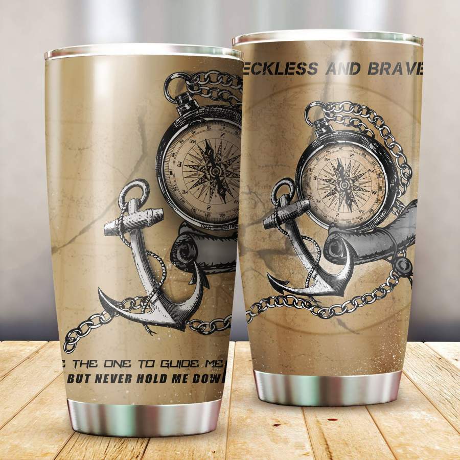 Reckless and Brave Stainless Steel Tumbler 20 Oz JJ100301