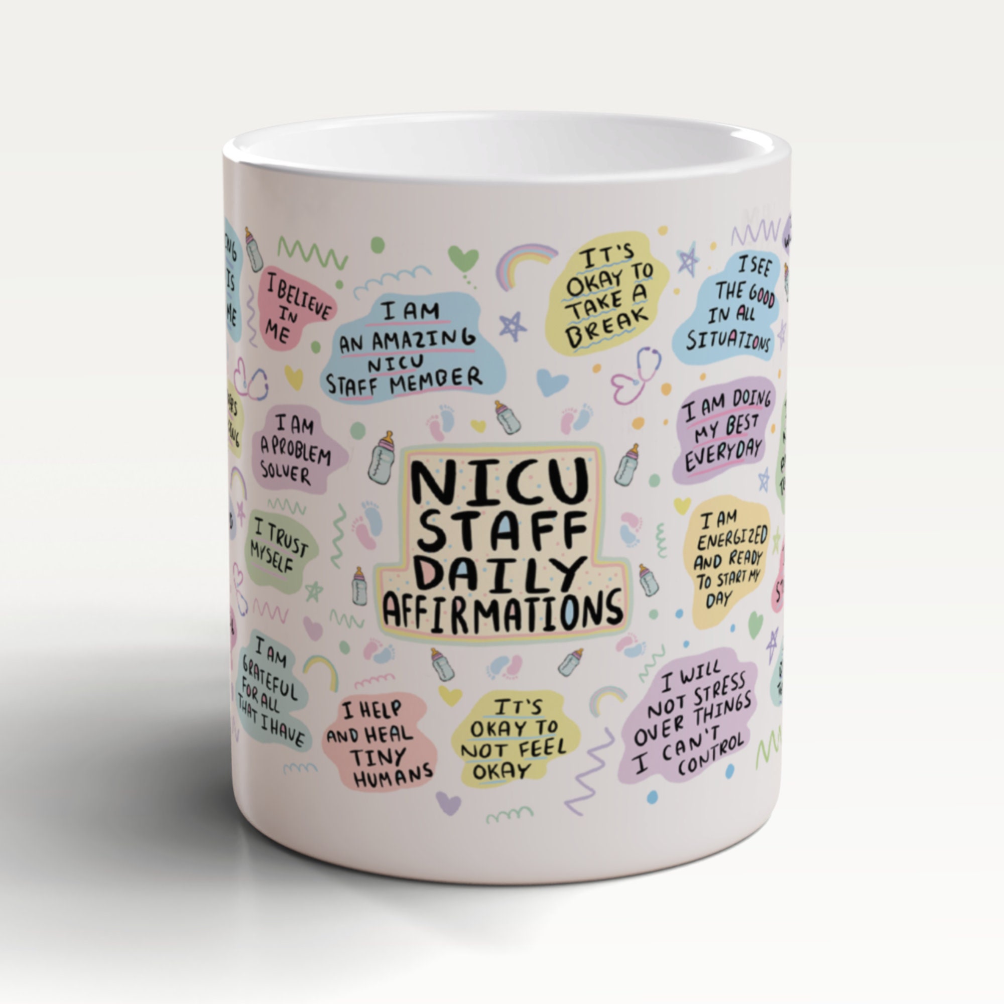 NICU Mug, NICU Nurse Gift, Neonatal Mug, NICU Gift, Nicu Graduate Gift, Neonatal Intensive Care, Affirmations Mug