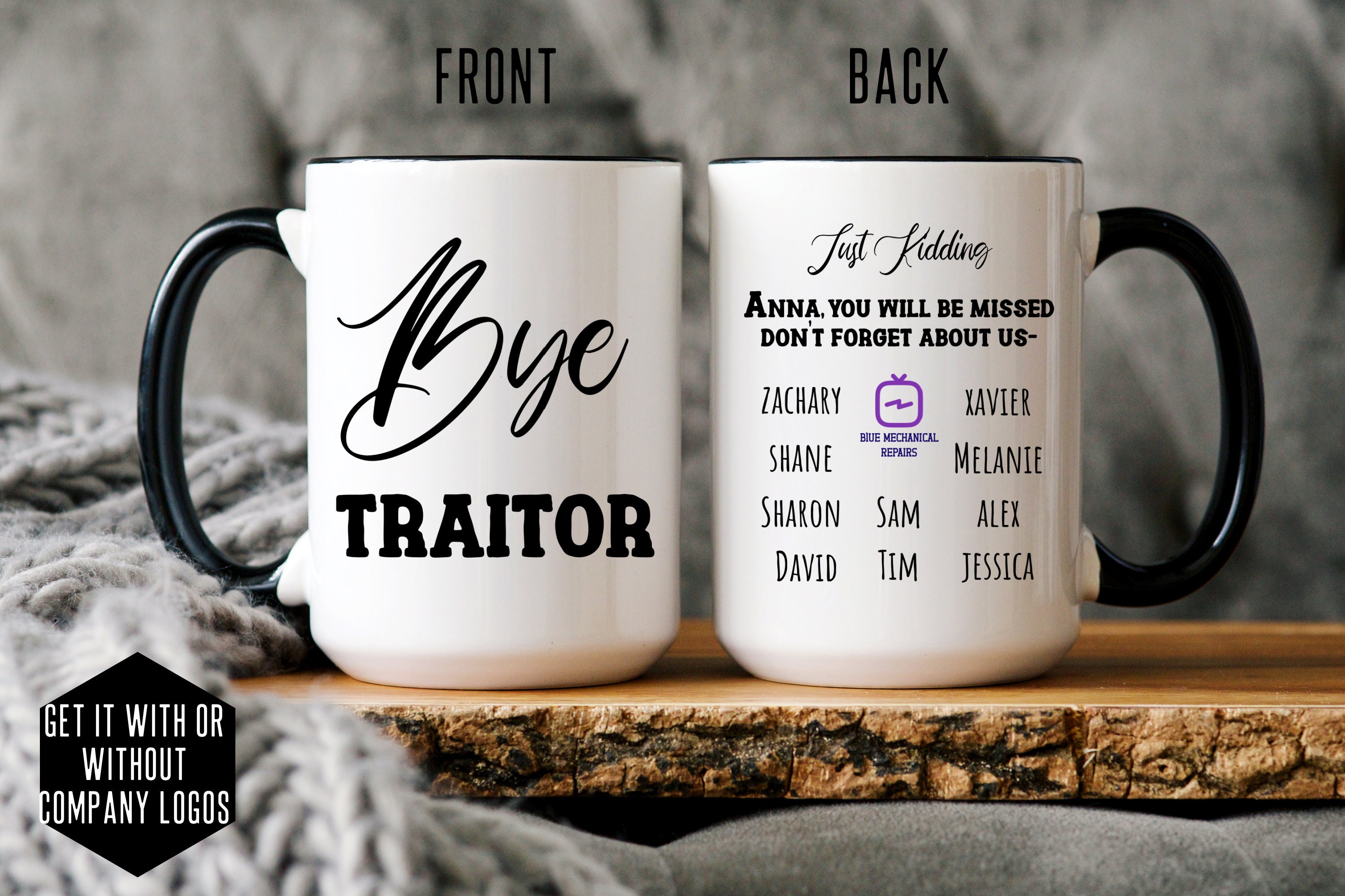 Personalized Coworker Leaving Gifts, Farewell Coworker Gifts, Leaving Job Gift, Coworkers mug, Good Luck Bye, Retirement Gifts for Women