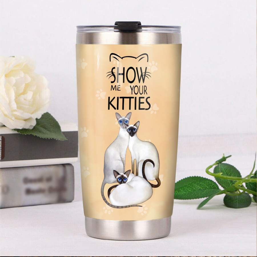 Siamese Cat Steel Tumbler MR1707 71O59