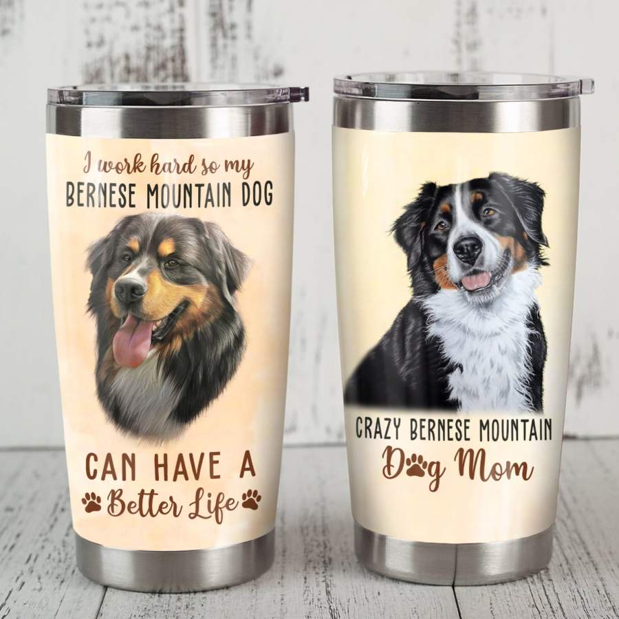 Bernese Mountain Dog Steel Tumbler MR0702 71O42