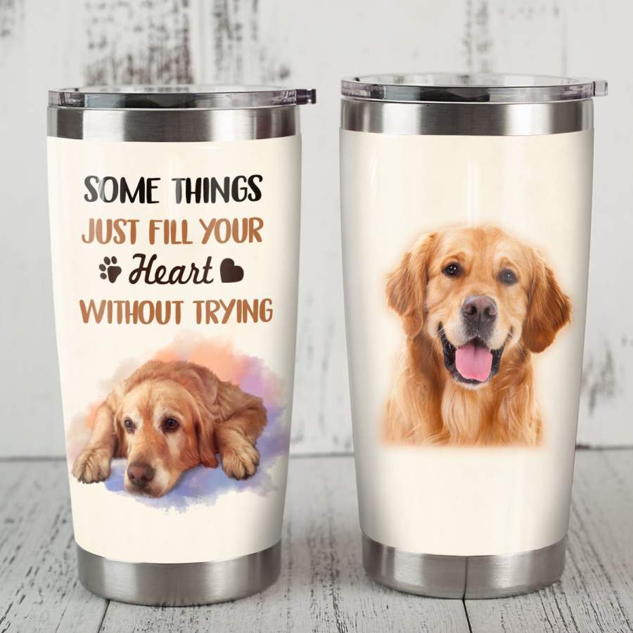 Golden Retriever Dog Steel Tumbler FB0604 69O50