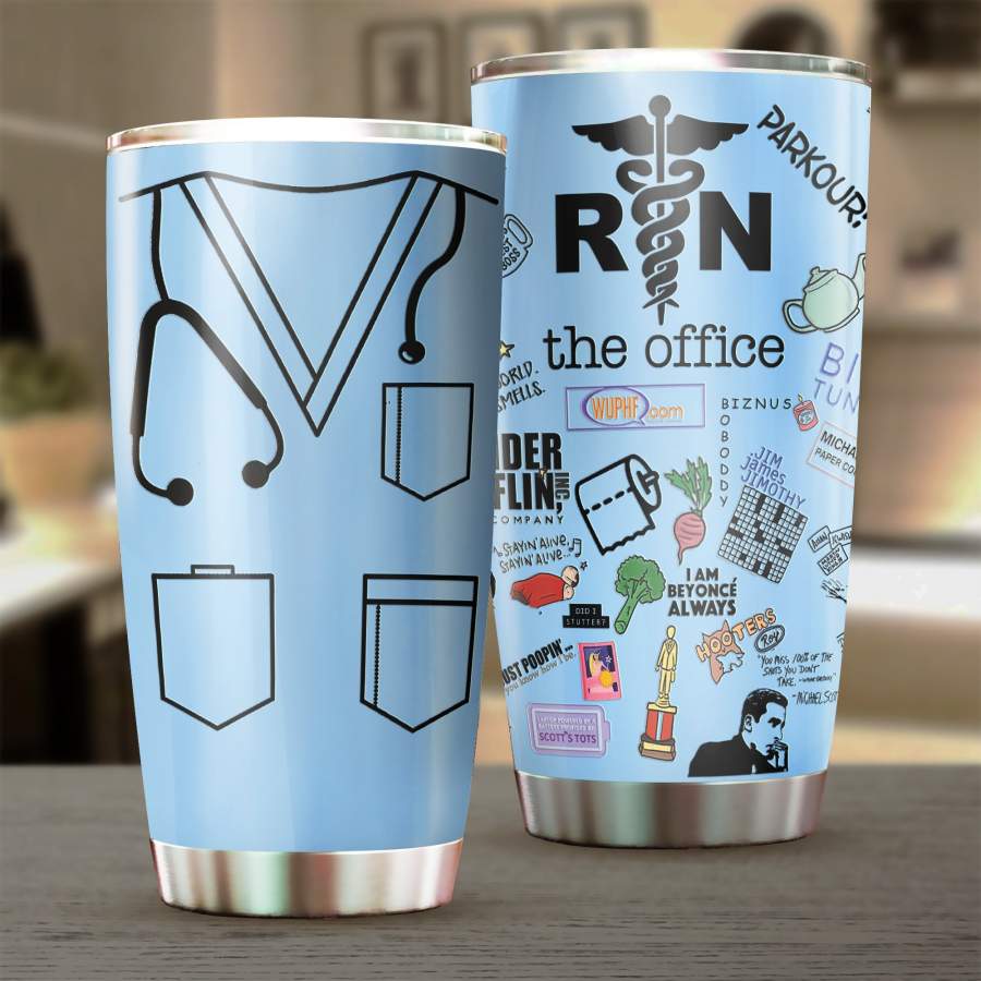 The office Steel Tumbler, Nurse Steel tumbler, Great idea for special events, unique gift for our Nurse