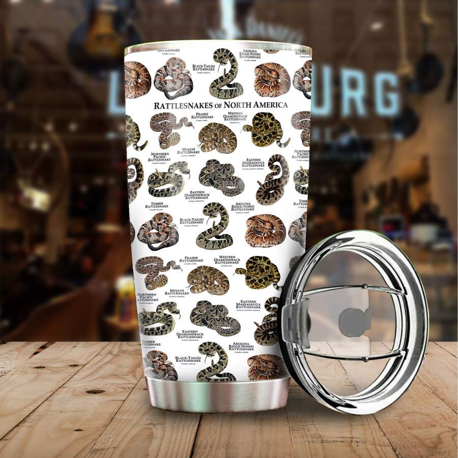 Rattlesnake Stainless Steel Tumbler