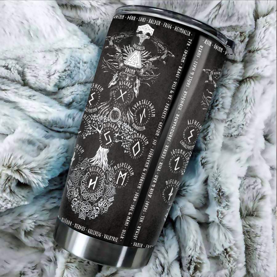 Norse Mythology Stainless Steel Tumbler