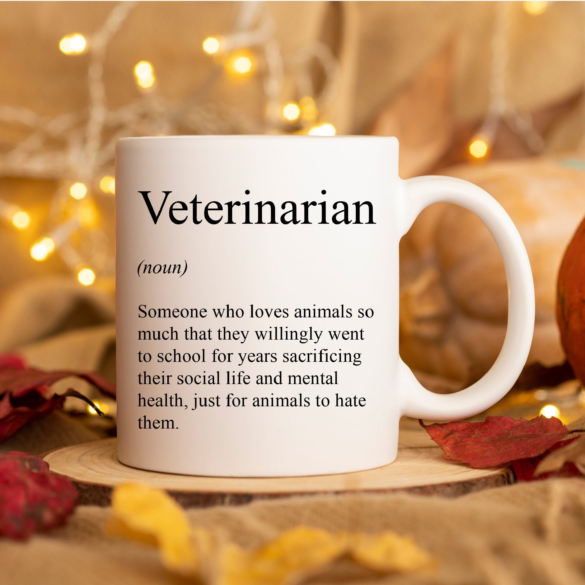 Funny Veterinarian Definition Mug Personalized New Veterinarian Gift Veterinarian Graduation Gift Veterinarian Birthday Future VET Student