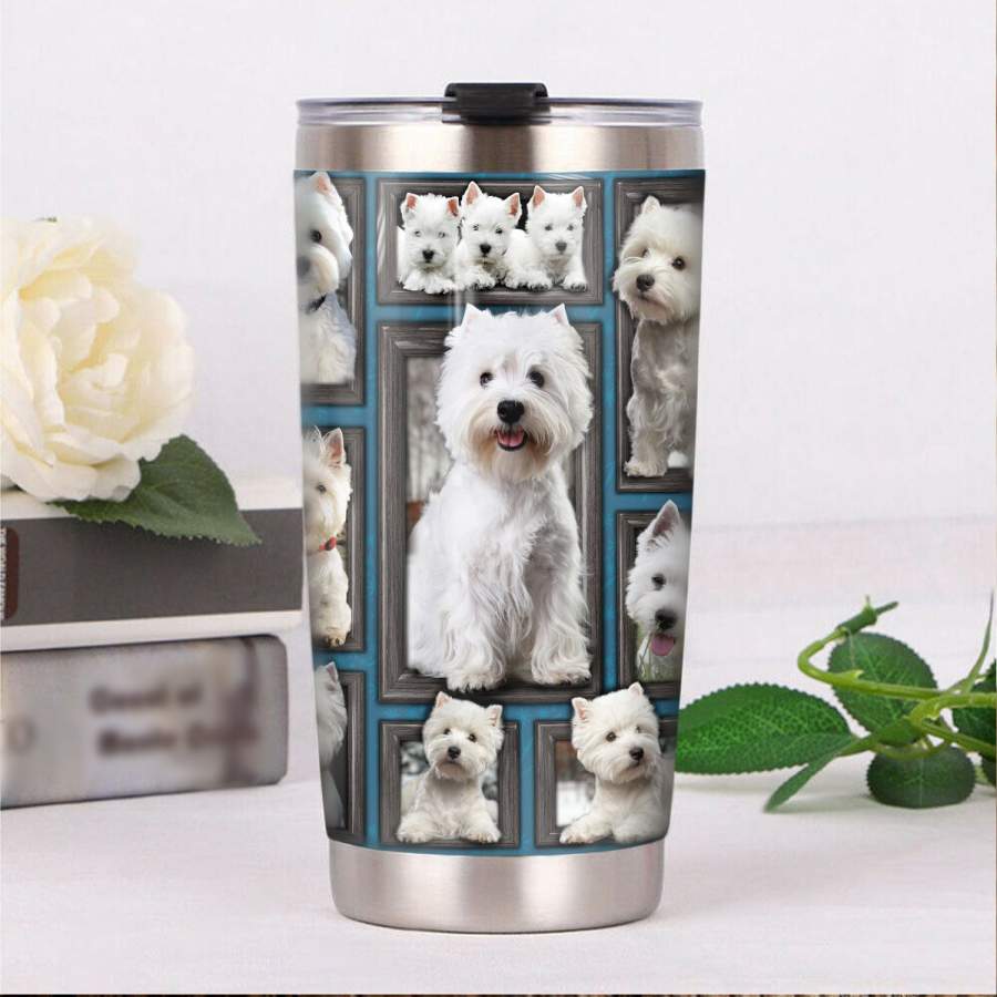 Westie Dog Steel Tumbler JR1504 87O34