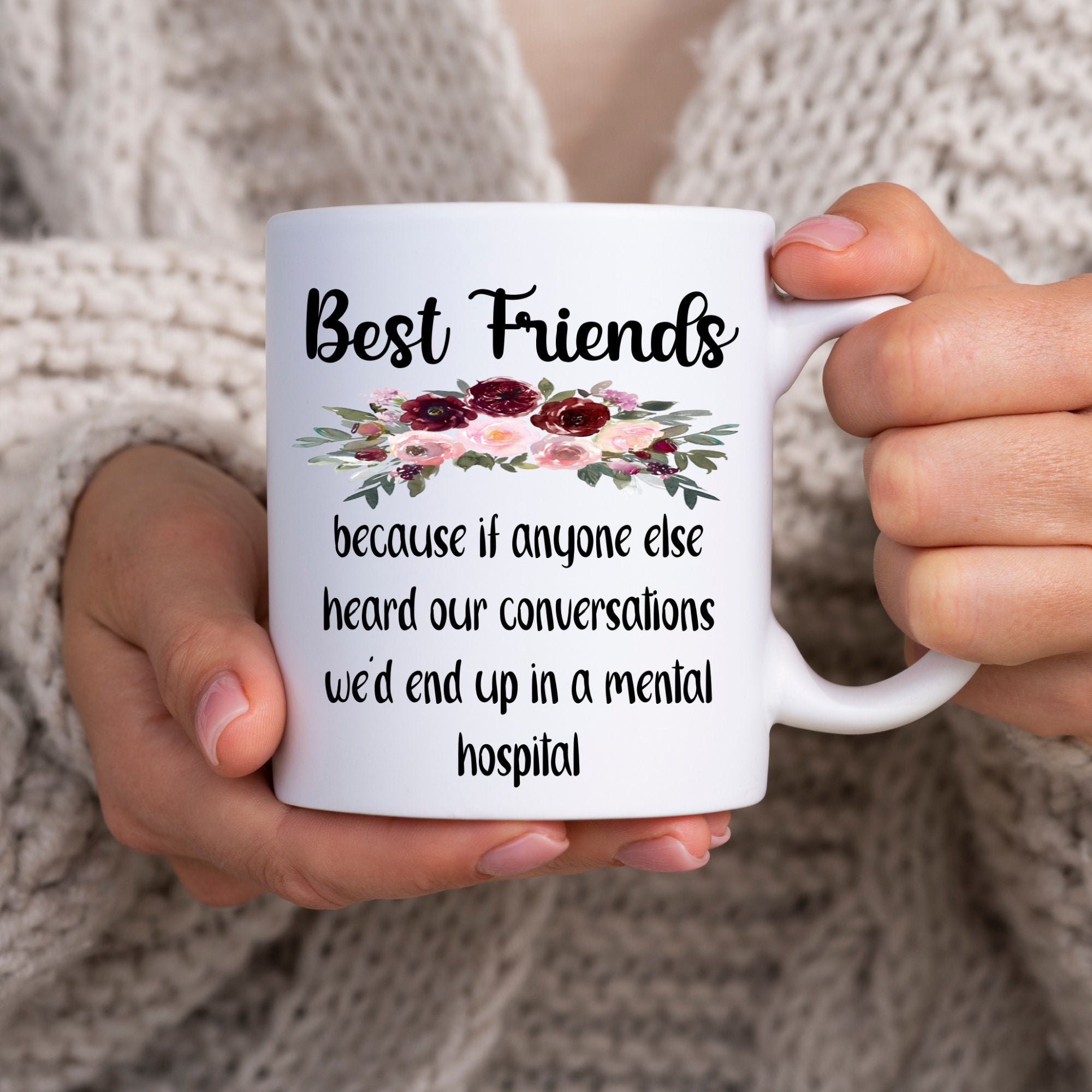 Best Friend Mug – Best Friend Gift – Gift For Her – BFF – BFF Mug Gifts – Mug For Best Friend – Gifts for Best Friends – Funny Best Friends