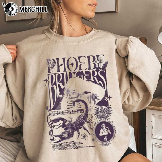 Phoebe Bridgers Tour Merch Skeleton Sweatshirt