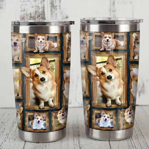 Corgi Dog Steel Tumbler, Father’S Day Gifts, First Mother’S Day Gift, Best Gifts For Dad, 60Th Birthday Ideas, Gift For Parent, Gifts For Mom