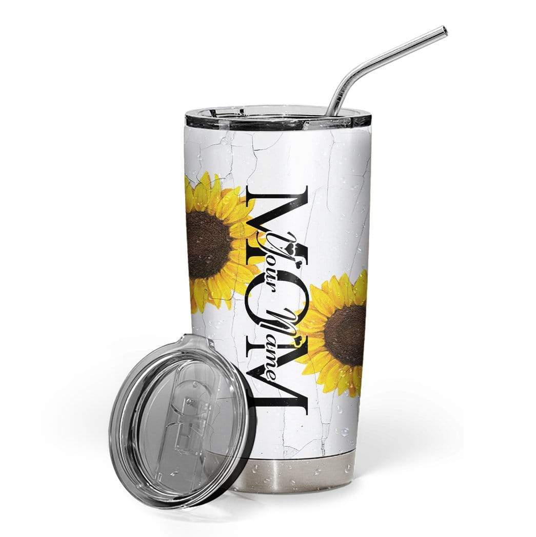 Gearhuman 3D Mom Custom Name Design Vacuum Insulated Tumbler