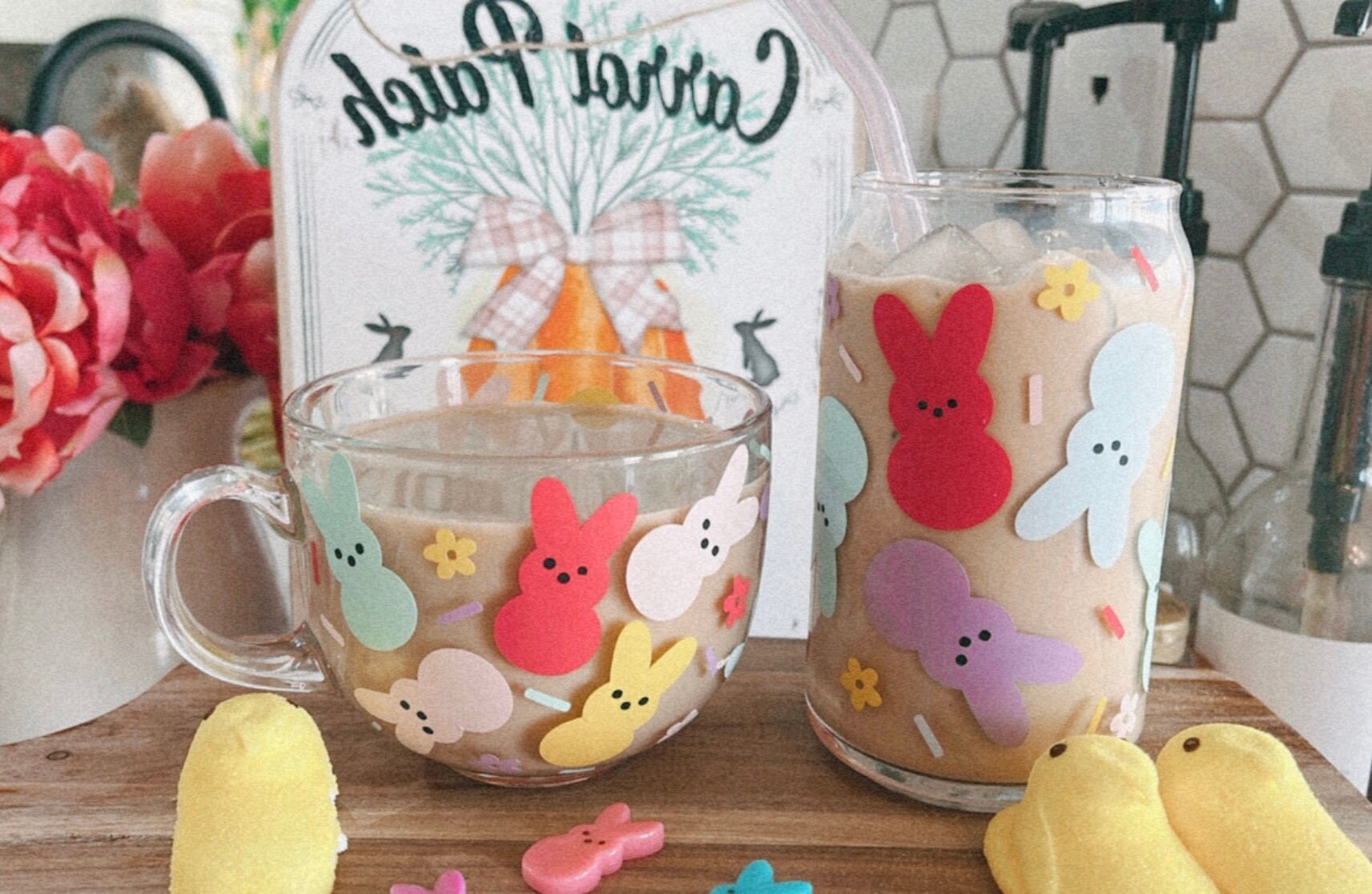 Easter Peeps mug, Easter mug